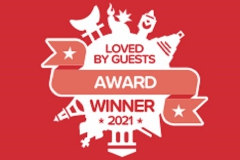 Hotels.com™ 「2021 Loved by Guests Award」