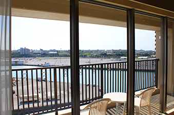 All rooms have balconies
