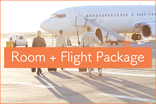 Easy, low-cost and your choice of holiday [Room + Flight Package]